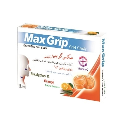 آبنبات مکیدنی مکس گریپ 12 عدد