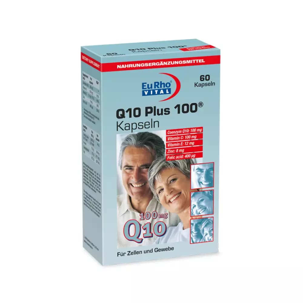 کپسول کیوتن پلاس 100 یوروویتال 60 عددی