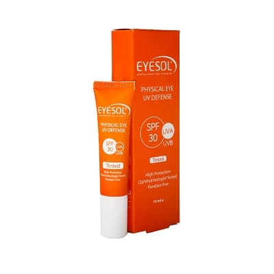 کرم ضد آفتاب رنگی دور چشم SPF 30 آیسول 15 میلی لیتر