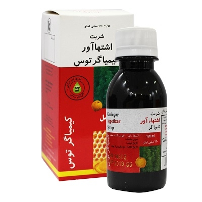 شربت اشتهاآور کیمیاگر توس 120 میلی لیتر