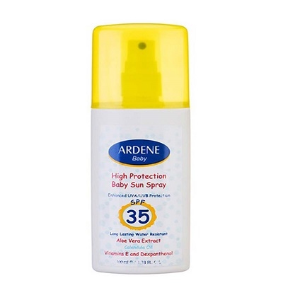 اسپری ضدآفتاب SPF35 کودکان آردن مناسب انواع پوست 100 میلی لیتر