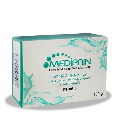 پن درماتولوژیک کودکان مدیپن مناسب پوست حساس 100 گرم