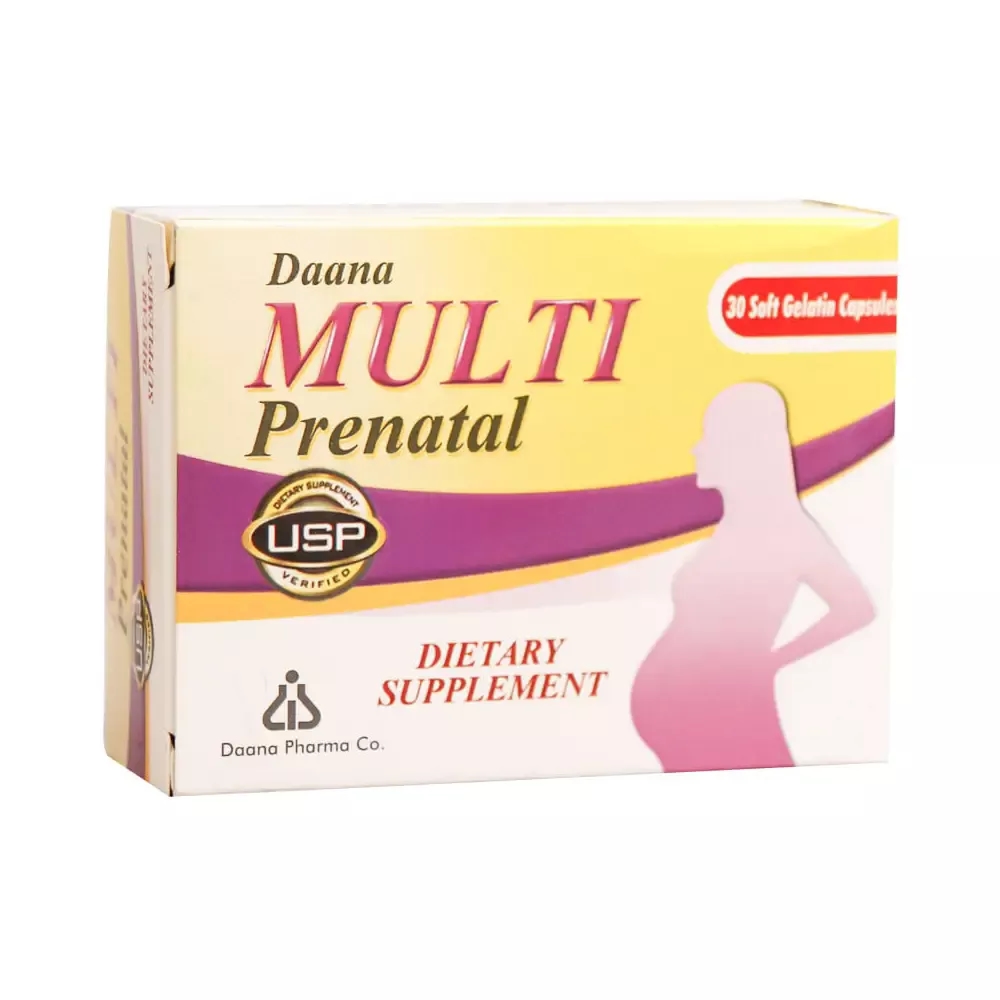 کپسول نرم مولتی پریناتال دانا فارما 30 عددی