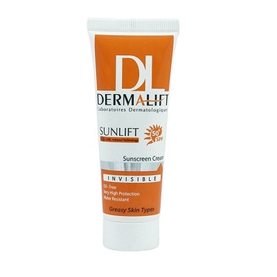 کرم ضد آفتاب SPF50 مناسب پوست چرب درمالیفت 40 میلی لیتر