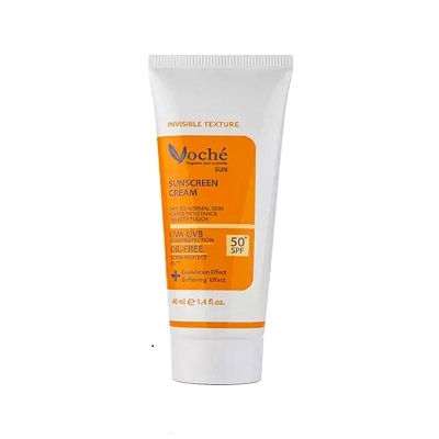 کرم ضد آفتاب SPF50 وچه مناسب پوست های خشک و معمولی 40 میلی لیتر