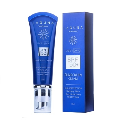 کرم ضد آفتاب SPF50 لاگونا مناسب پوست خشک 50 میلی لیتر