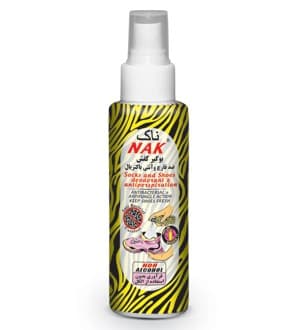 اسپری بوگیر و عرق گیر کفش و جوراب ناک 120 میلی لیتر