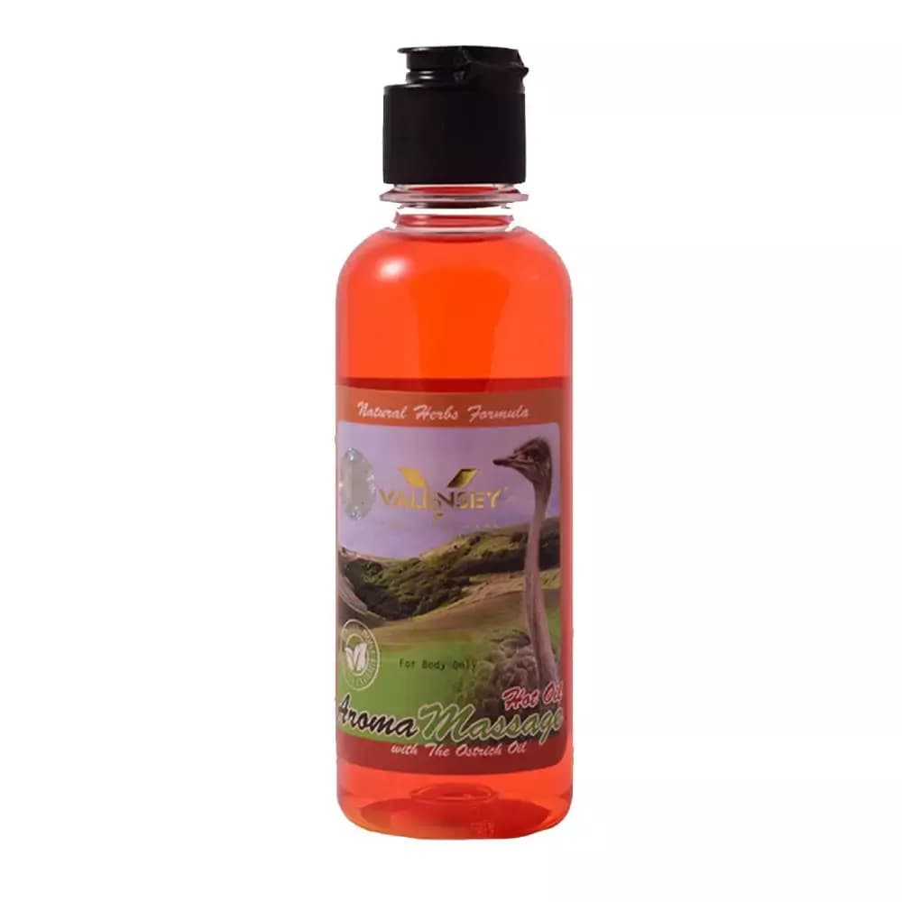 روغن ماساژ رفع درد و گرفتگی بدن شترمرغ والنسی 200 میلی لیتر