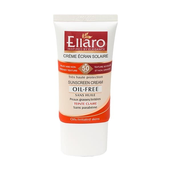 کرم ضد آفتاب SPF 50 فاقد چربی الارو مناسب پوست چرب و دارای آکنه 40 میلی لیتر