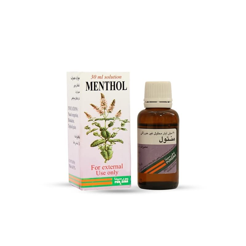 قطره غیر خوراکی منتول پورسینا 30 میلی لیتر