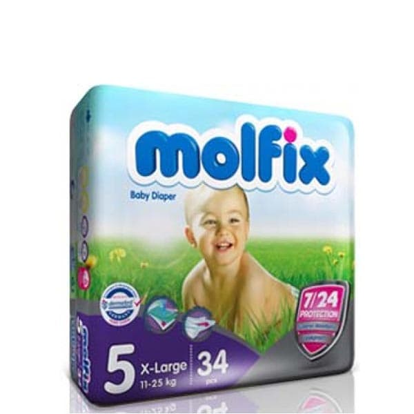 پوشک بچه سایز 5 مولفیکس