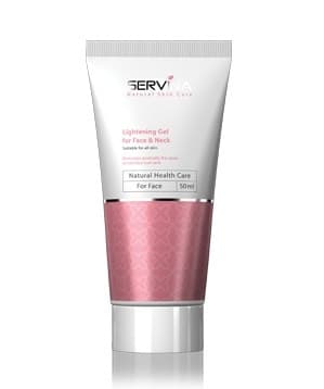 ژل روشن کننده پوست صورت و گردن سروینا مناسب انواع پوست 50 میلی لیتر