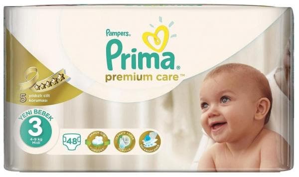پوشک بچه سایز 3 پرمیوم پمپرز