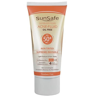 کرم ضد آفتاب و ضد چروک SPF 50 سان سیف مناسب انواع پوست 50 گرم