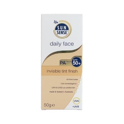 کرم ضد آفتاب سان سنس دیلی فیس SPF 50 کیووی ایگو 50 گرم
