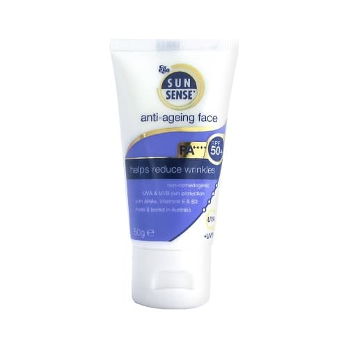 کرم ضد آفتاب سان سنس آنتی ایج SPF50 کیووی ایگو 50 گرم