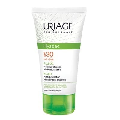 فلویید ضد آفتاب هیسه اک SPF30 اوریاژ مناسب پوست چرب و مختلط و دارای آکنه 50 میلی لیتر
