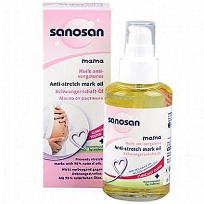 روغن ماساژ مادران باردار سانوسان 100 میلی لیتر