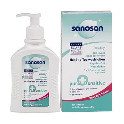 Sanosan Head To Toe Wash Lotion