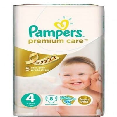 پوشک بچه سایز 4 پرمیوم پمپرز