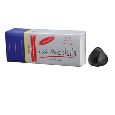 شامپو رنگ مو واریان خاکستری متوسط 60 میلی لیتر