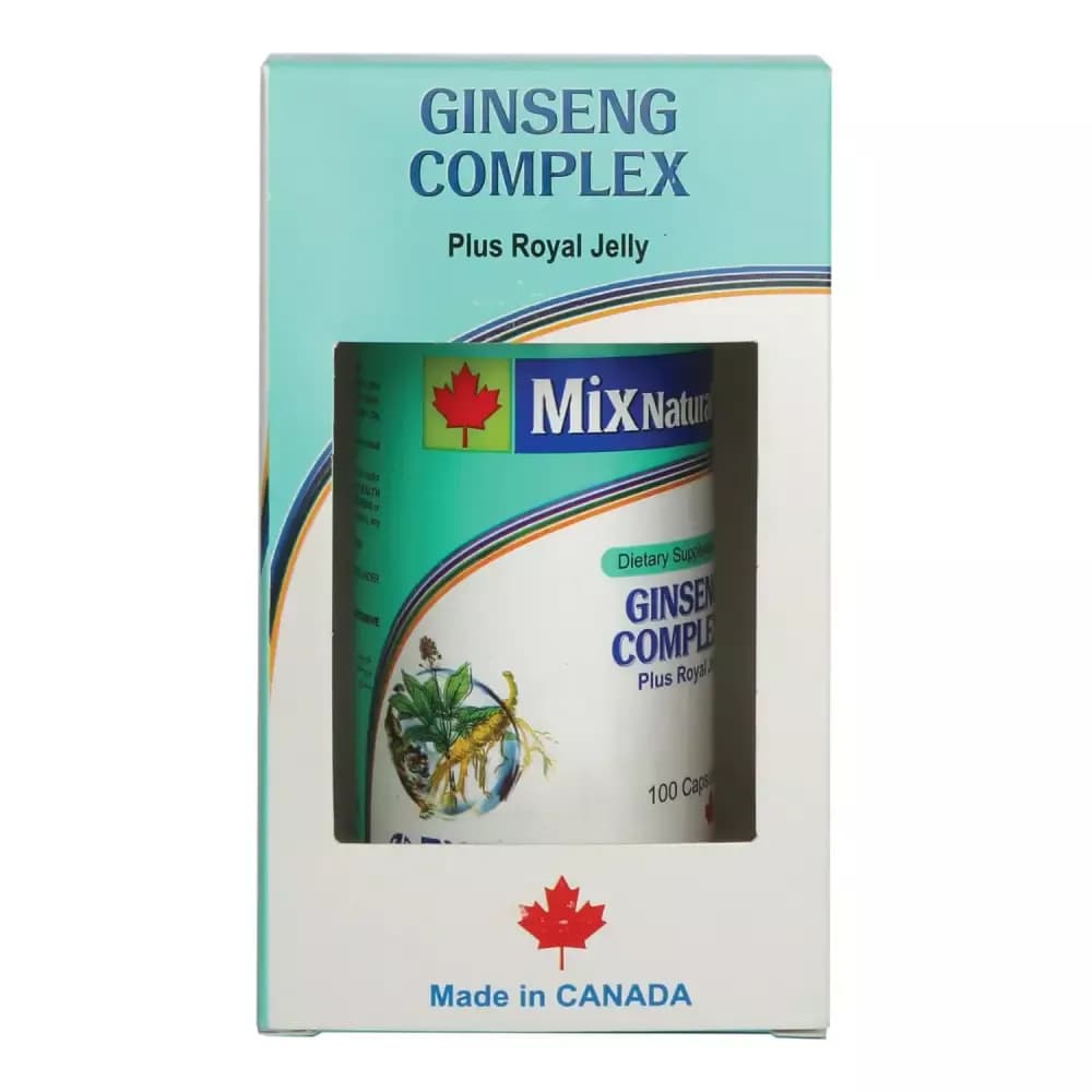 کپسول جینسینگ کمپلکس و رویال ژلی میکس نچرال 100 عددی