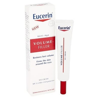 کرم پر کننده چروک دور چشم ولیوم فیلر SPF15 اوسرین مناسب پوست حساس 15 میلی لیتر