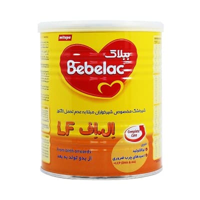 شیر خشک ببلاک ال اف مناسب شیرخواران از بدو تولد به بعد 400 گرم