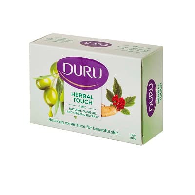 صابون حاوی روغن زیتون و عصاره جینسنگ دورو مناسب انواع پوست 120 گرم