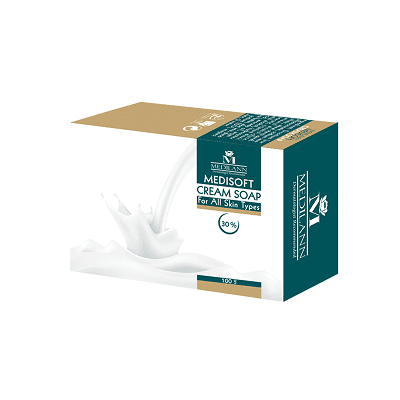 صابون کرم دار مدیلن مناسب انواع پوست 100 گرم