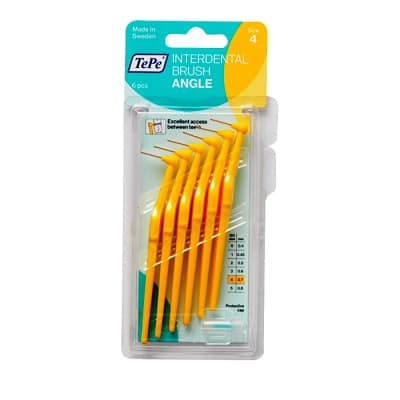 مسواک بین دندانی دسته دار سایز 4 تپه 6 عددی