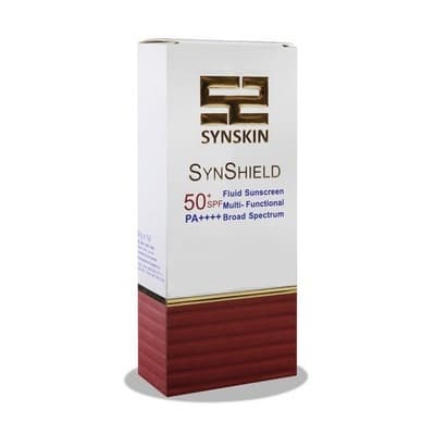 فلوئید ضدآفتاب ساین شیلد بژ روشن SPF50 ساین اسکین مناسب انواع پوست 40 گرم