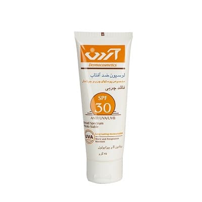 لوسیون ضد آفتاب فاقد چربی آردن SPF30 مناسب پوست چرب 75 گرم