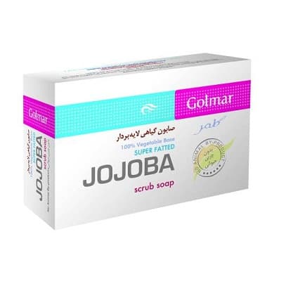 صابون گیاهی لایه بردار جوجوبا گلمر مناسب انواع پوست 90 گرم