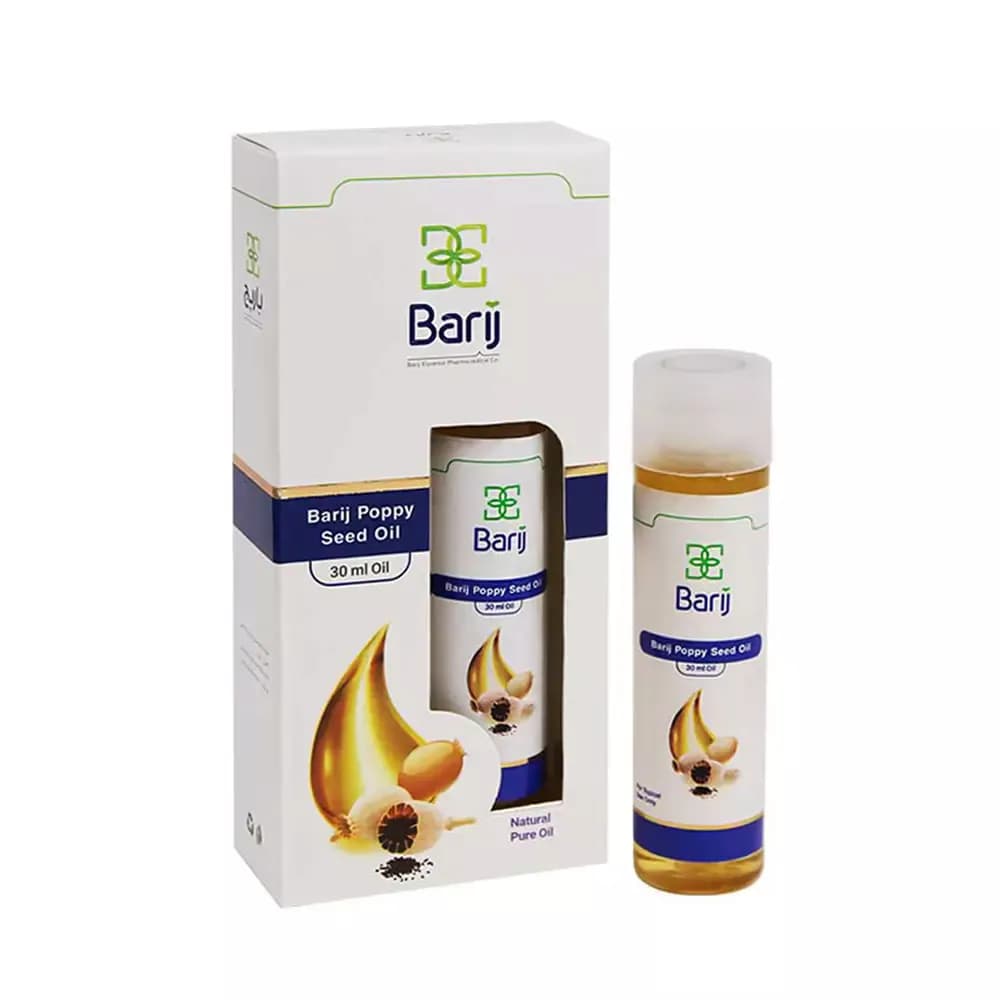 روغن خشخاش موضعی باریج اسانس 30 میلی لیتر