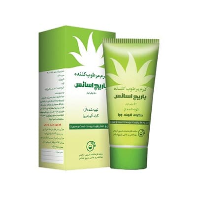 کرم مرطوب کننده آلوئه ورا باریج اسانس مناسب انواع پوست 75 میلی لیتر