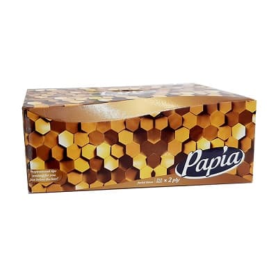 دستمال کاغذی 2 لایه با طرح ویژه پاپیا 150 عددی