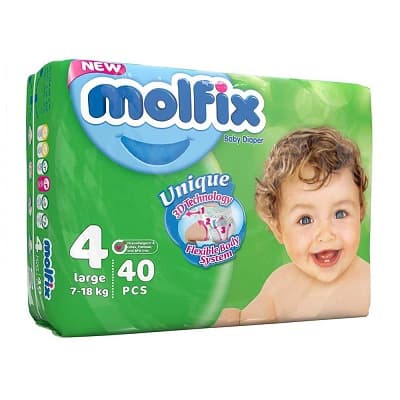 پوشک کامل بچه سایز 4 مولفیکس