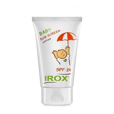 لوسیون ضد آفتاب کودک SPF24 ایروکس مناسب پوست حساس 135 میلی لیتر