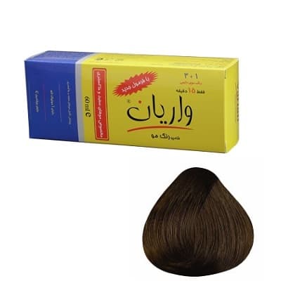 شامپو رنگ مو بلوند متوسط N6 واریان 60 میلی لیتر