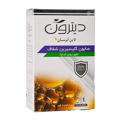 صابون گلیسیرین شفاف دیترون مناسب پوست های خشک و معمولی 110 گرم