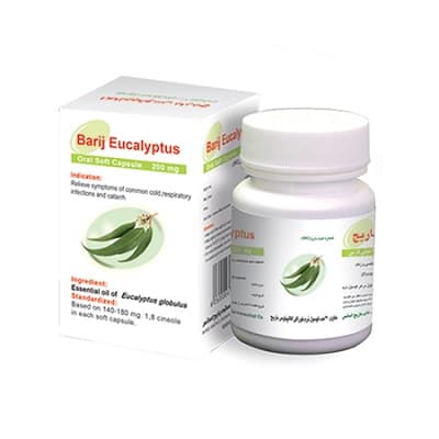 کپسول نرم خوراکی اکالیپتوس باریج اسانس 30 عددی