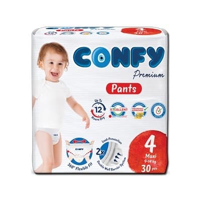 پوشک بچه سایز 4 کانفی پرمیوم 30 عددی
