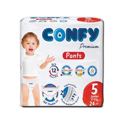 پوشک شورتی بچه سایز 5 کانفی پرمیوم 24 عددی