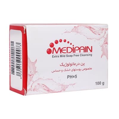 پن درماتولوژیک مدیپن مناسب پوست خشک و حساس 100 گرم