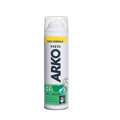 ژل اصلاح مردانه Anti Irritation آرکو مناسب پوست حساس 200 میلی لیتر
