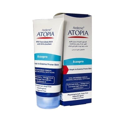 لوسیون شوینده بسیار ملایم حاوی 50% روغن نرم کننده مناسب پوست های خیلی خشک آتوپیا آردن 200 گرم