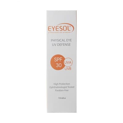 کرم ضد آفتاب بی رنگی دور چشم SPF 30 آیسول 15 میلی لیتر