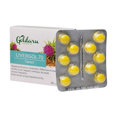 GOLDARU Livergol 70 mg Tablets