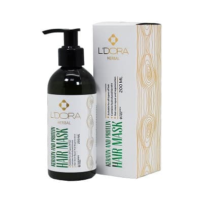 ماسک گیاهی پروتئینه و کراتینه موی سر لدورا هربال 200 میلی لیتر